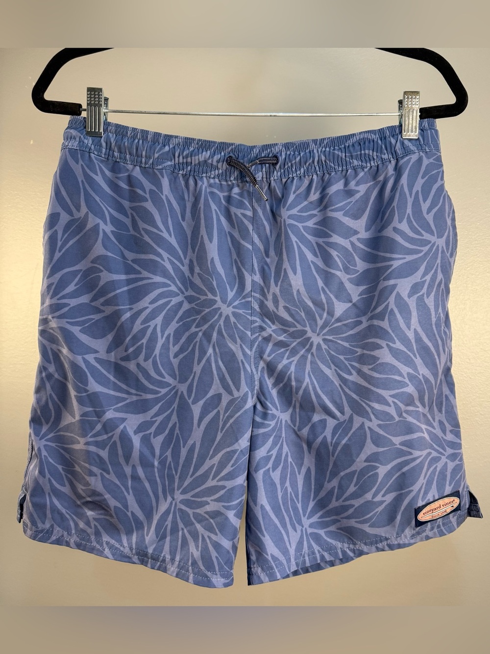 Vineyard Vines Blue Floral Swim Trunks